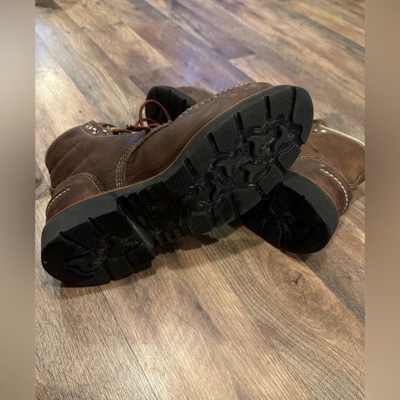 Thorogood American Heritage 6" Moc Toe Safety Waterproof sz 8 - Picture 2 of 7